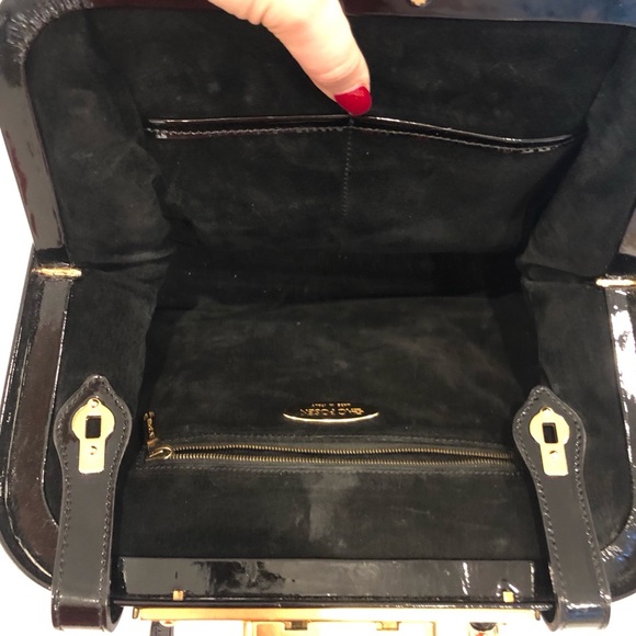 Zac Posen Aurora Green Snakeskin Gold Hardware Doctor Satchel Handbag Purse - Picture 11 of 16